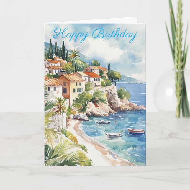 Mediterranean Summer Card (Front)