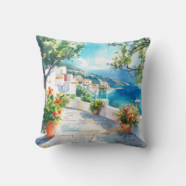 Mediterranean Summer Cushion (Front)