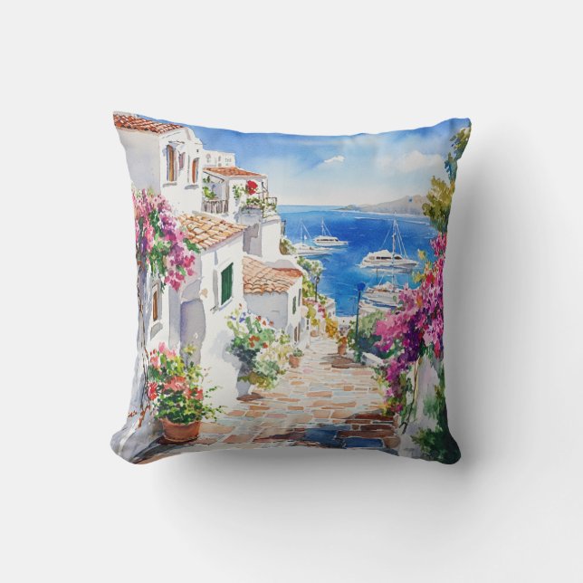Mediterranean Summer Cushion (Front)