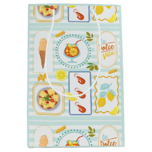 Mediterranean Summer Vibes Medium Gift Bag
