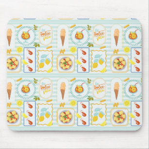 Mediterranean Summer Vibes Mouse Pad