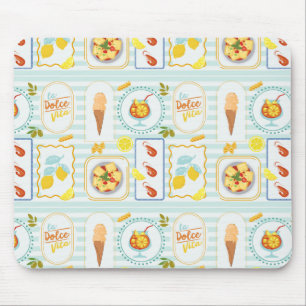 Mediterranean Summer Vibes Mouse Pad