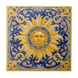 Mediterranean Sun  Ceramic Tile