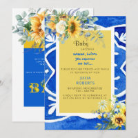 Mediterranean Sunflower Baby Perspective Shower