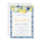 Mediterranean tile and Lemon Bridal Shower
