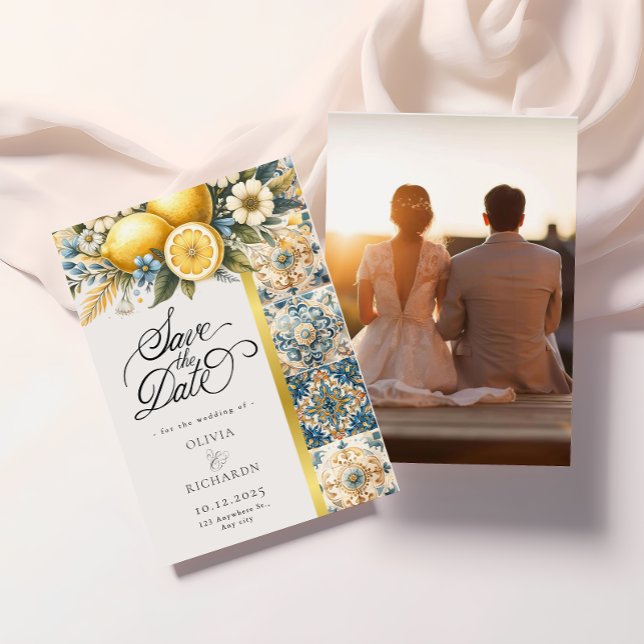 Mediterranean  Tile flower Italian Positano Lemon  (Creator Uploaded)