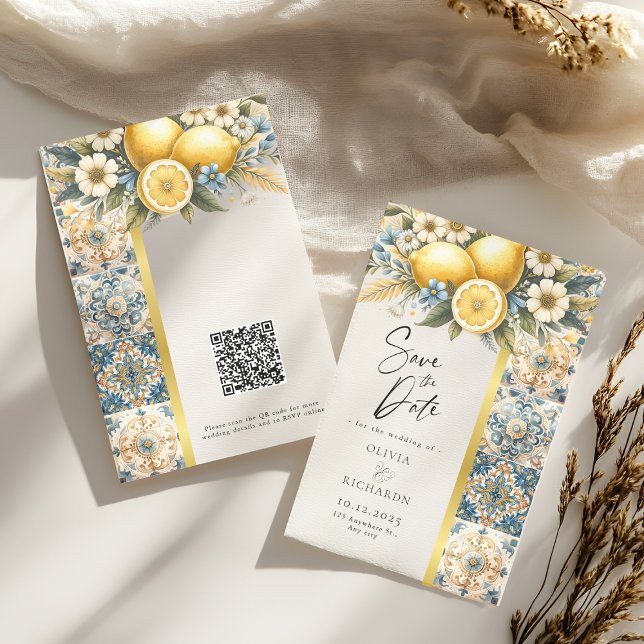 Mediterranean  Tile flower Italian Positano Lemon  (Creator Uploaded)