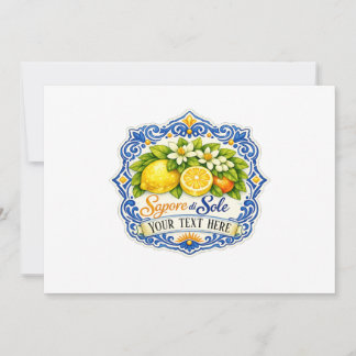Mediterranean Tile Lemon – Watercolor Art with Nam
