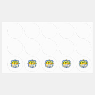 Mediterranean Tile Lemon – Watercolor Art with Nam