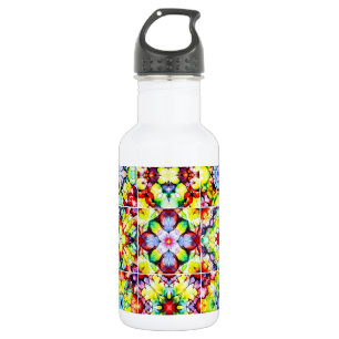 Mediterranean Tiles, Alcohol Ink Tiles, Majolica 532 Ml Water Bottle
