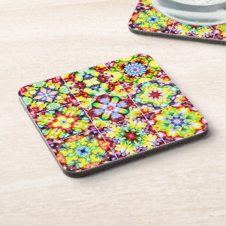 Mediterranean Tiles, Alcohol Ink Tiles, Majolica Coaster