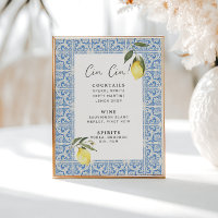 Mediterranean Tiles Amalfi Capri Bar Menu