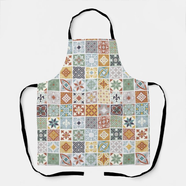 Mediterranean Tiles Apron (Front)