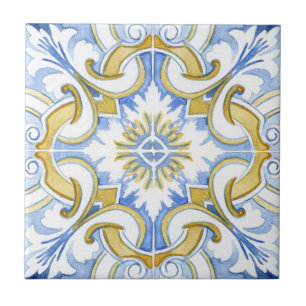 Mediterranean tiles, majolica,Sicilian style    Ceramic Tile