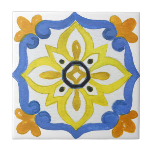 Mediterranean tiles, majolica,Sicilian style   Ceramic Tile