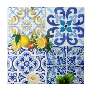 Mediterranean tiles, majolica,Sicilian style     Ceramic Tile