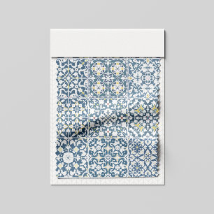 Mediterranean Tiles, Moroccan, Majolica, Azulejo Fabric