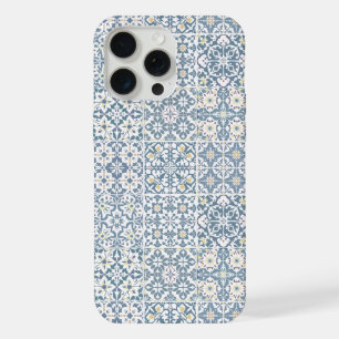 Mediterranean Tiles, Moroccan, Majolica, Azulejo iPhone 15 Pro Max Case