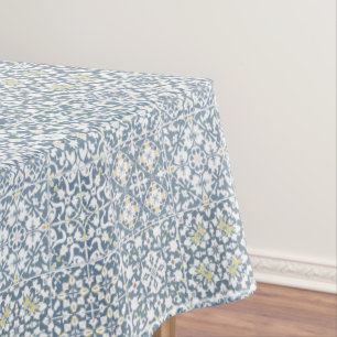 Mediterranean Tiles, Moroccan, Majolica, Azulejo Tablecloth