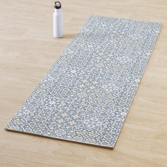 Mediterranean Tiles, Moroccan, Majolica, Azulejo Yoga Mat (In Situ)