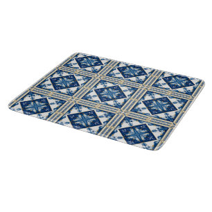Mediterranean Tiles, Portugese, Azulejo, Majolica Cutting Board