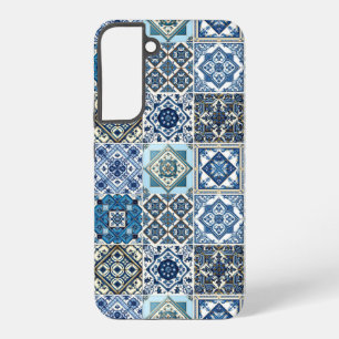Mediterranean Tiles, Portugese, Azulejo, Majolica Samsung Galaxy Case