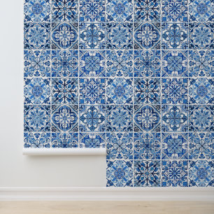Mediterranean Tiles, Portugese, Azulejo, Majolica Wallpaper