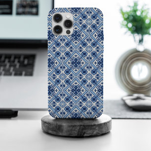 Mediterranean Tiles, Portuguese, Azulejo, Majolica iPhone 15 Pro Max Case