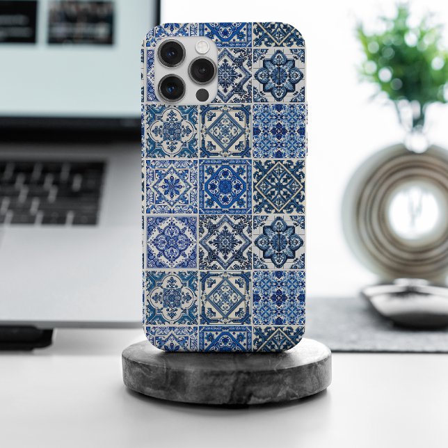 Mediterranean Tiles, Portuguese, Azulejo, Majolica Case-Mate iPhone Case (Creator Uploaded)