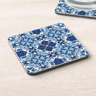 Mediterranean Tiles, Portuguese, Azulejo, Majolica Coaster