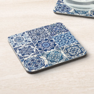 Mediterranean Tiles, Portuguese, Azulejo, Majolica Coaster