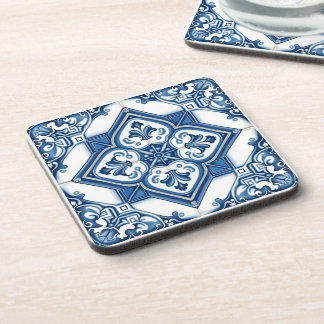 Mediterranean Tiles, Portuguese, Azulejo, Majolica Coaster
