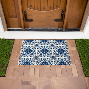 Mediterranean Tiles, Portuguese, Azulejo, Majolica Doormat