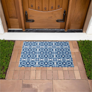 Mediterranean Tiles, Portuguese, Azulejo, Majolica Doormat