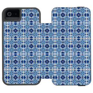 Mediterranean Tiles, Portuguese, Azulejo, Majolica Incipio Watson™ iPhone 5 Wallet Case