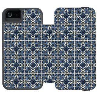 Mediterranean Tiles, Portuguese, Azulejo, Majolica Incipio Watson™ iPhone 5 Wallet Case