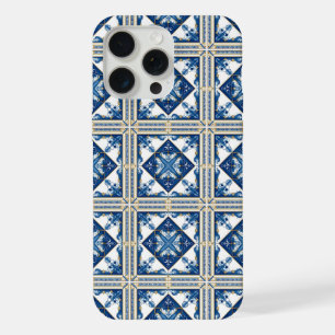 Mediterranean Tiles, Portuguese, Azulejo, Majolica iPhone 15 Pro Max Case