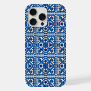 Mediterranean Tiles, Portuguese, Azulejo, Majolica iPhone 15 Pro Max Case