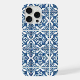 Mediterranean Tiles, Portuguese, Azulejo, Majolica iPhone 15 Pro Max Case