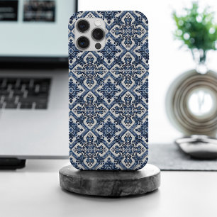 Mediterranean Tiles, Portuguese, Azulejo, Majolica iPhone 15 Pro Max Case