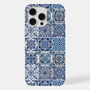 Mediterranean Tiles, Portuguese, Azulejo, Majolica iPhone 15 Pro Max Case