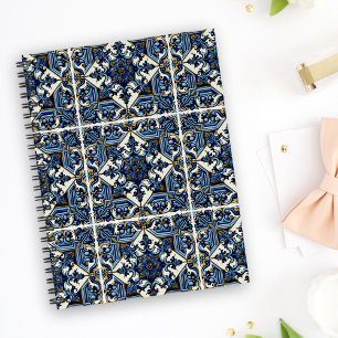 Mediterranean Tiles, Portuguese, Azulejo, Majolica Planner