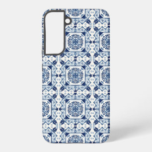 Mediterranean Tiles, Portuguese, Azulejo, Majolica Samsung Galaxy Case