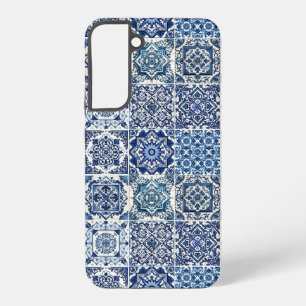 Mediterranean Tiles, Portuguese, Azulejo, Majolica Samsung Galaxy Case
