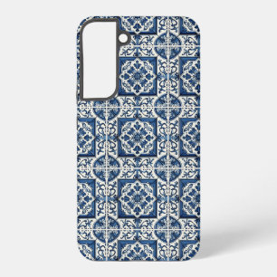 Mediterranean Tiles, Portuguese, Azulejo, Majolica Samsung Galaxy Case