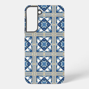 Mediterranean Tiles, Portuguese, Azulejo, Majolica Samsung Galaxy Case