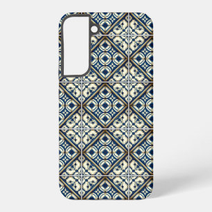 Mediterranean Tiles, Portuguese, Azulejo, Majolica Samsung Galaxy Case