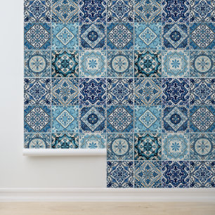 Mediterranean Tiles, Portuguese, Azulejo, Majolica Wallpaper