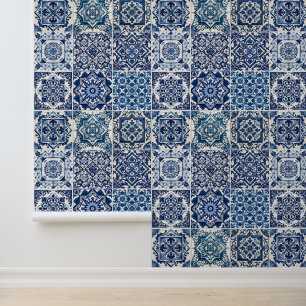 Mediterranean Tiles, Portuguese, Azulejo, Majolica Wallpaper