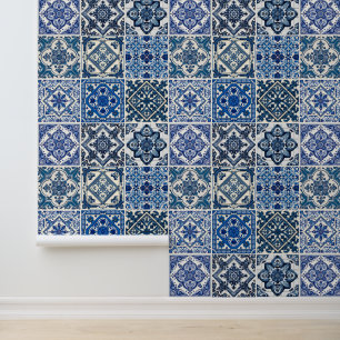 Mediterranean Tiles, Portuguese, Azulejo, Majolica Wallpaper